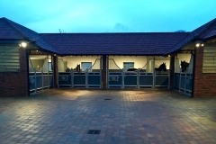 Equine-Construction-Brook-Farm-Stables-Night