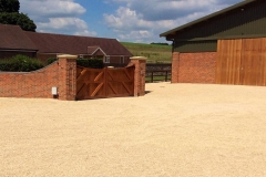 Equine Construction - Lambourn Entrance